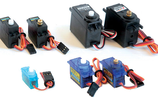 Servomoteurs et accessoires