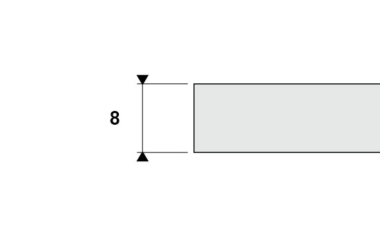 Epaisseur 8 mm