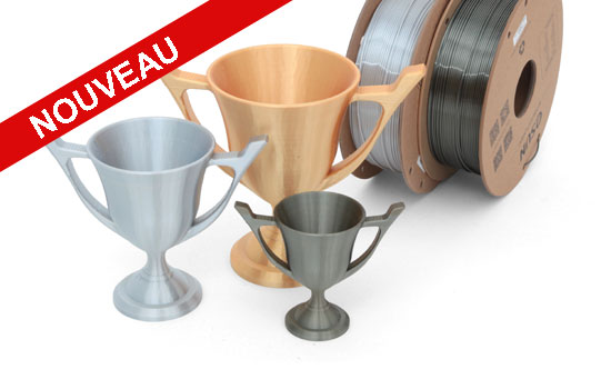 Filaments métallisés