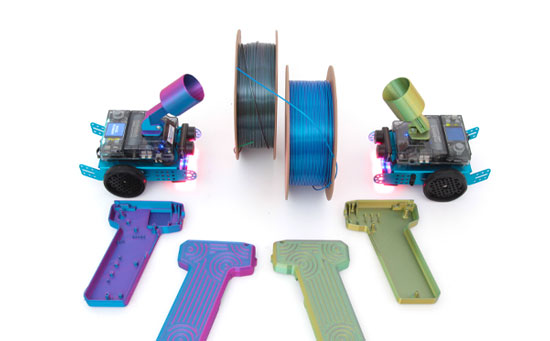 Filaments multicolores