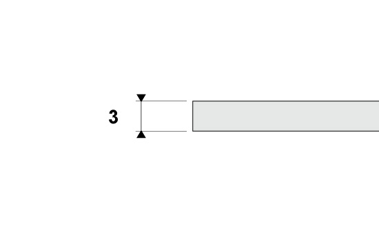 PVC Rigide épaisseur 3 mm