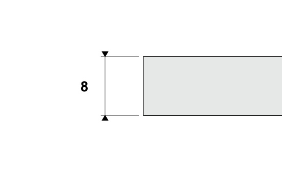 PVC Rigide épaisseur 8 mm