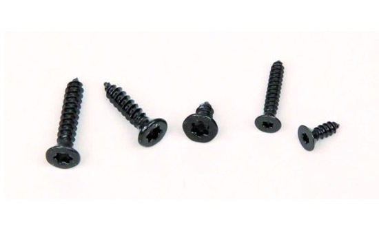 Tête fraisée empreinte torx zingué noires