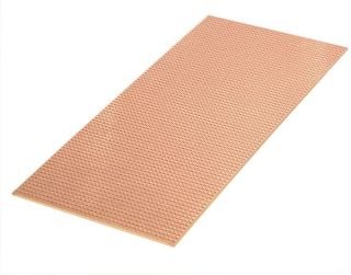 CI-AJB20 Carte d'essai bakélite 1 face 35 µ a Bandes (200 x 100 x 1.5 mm)