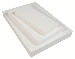 PVCEXD-8-BC PVC Expansé BLANC surfaces dures [8] 500 x 1200