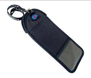 ARA-POCH_Pochette anti-ondes Araphone Blocker 3 pour téléphone portable, vue principale de la pochette avec l'indicateur visuel de verrouillage