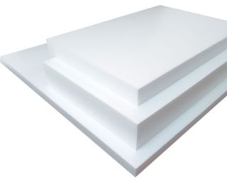 DEP-10-BC-12 Mousse polystyrène extrudé Blanc [10] Lot de 12 plaques 500x650