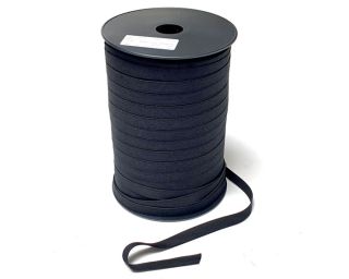 Elastique petit grain polyamide élasthanne Noir 12mm