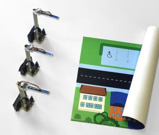Pack classe 3 maquettes de lampadaire connecté - Avec carte micro:bit