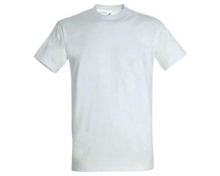 Tee-Shirt coton col rond Blanc-Taille L