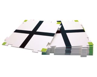 Puzzle croisement - taille L 180 x 180mm (Lot de 10)