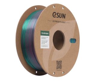 PLA-MYST-1K-175-RV Filament PLA eSilk Mystic Ø 1,75mm Bobine 1kg Rouge-Vert-Bleu, changeant de couleur selon la lumière