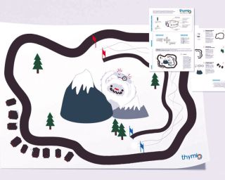 Piste découverte Yéti pour THYMIO 2