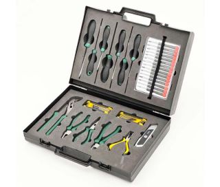 TROUS1-DEMONT, Valisette de rangement pour coffret réparabilité PACK-1, vue en situation avec les outils rangés