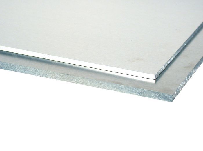 Plaque Aluminium Brut A5 (faiblement allié) épaisseur [0,5] 195X245