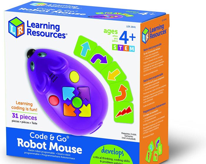 Learning Resources Souris Robot Code & Go – Kit STEM – Programmation Et Labyrinthe – Dès 5 Ans – 83 Pièces