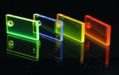 Plaque PMMA COULÉ - ROUGE FLUO TRANSPARENT [ép. 3 x 250 x 500 mm]