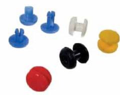 Rivets plastique epaisseur 5 mm VERTS