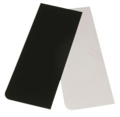 AD-307-N-BRI Adhésif vinyle 80 microns opaque NOIR BRILLANT - laize 307 mm