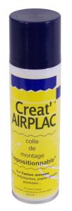 COL-MREPOS Colle de montage repositionnable  aérosol de 250ml