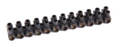 DOMINO-41A-12 Barrette de connexion Noir 41A 12 points 6mm²