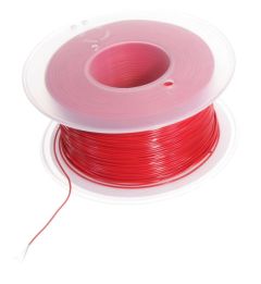 FIL-SOUP-1CR Bobine de 200 m de Fil de câblage 1 conducteur Rouge