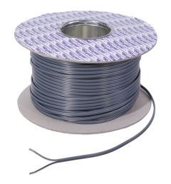 FIL-SOUP-2C-100 Bobine de 100 m de fil souple 2 conducteurs (gainé PVC section 1.8mm)