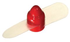 HEL7 Hélice ventilateur 2 pales souples D80 mm - axe D2mm -4 pces à monter