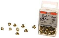 OEIL5M5X6 Boite de 100 oeillets D5,5 x L6mm