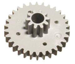 PIGN1606-L-10 Lot 10 doubles roues dentées libres axe Ø3 - Ø16/30 dents-Ø6/10 dents