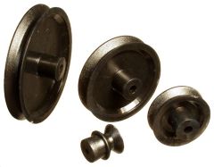 POUL2X10-1 Poulie Polyéthylène ø10 pour axe sortie moteur ø2