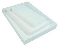PVCEXD-19-BC PVC expansé BLANC surfaces dures [19] 500 x 1200
