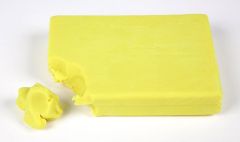 RESI-PLASTI-035 Pâte à modeler type Plastiline  jaune 1 plaque de 350 g