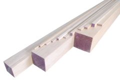 Baguette Balsa [section 5 x 5 mm - longueur 1000 mm] Lot de 10 pièces
