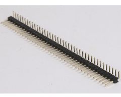 Barrette mâle/mâle coudée 90° sécable, pas 2,54mm, 40 contacts H 9mm 