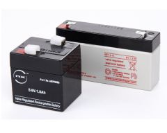 Batterie plomb AGM S 6V 1,2 Ah 95 x 24 x 54 mm 