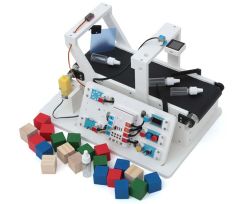 BE-CONVO-M_01_Maquette Convoyeur de tri IA pour BBC microbit-Version montée