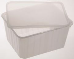 BOIT-1L15-Boîte Polypro Translucide + couvercle 156x127x84mm (lot de 5) Lot de 5 pièces