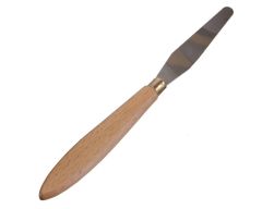 Couteau à palette manche bois lame droite 8 cm