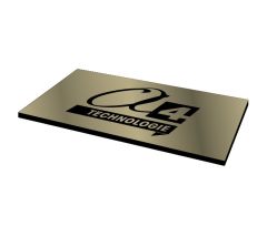 Plaque à graver spécial laser Bronze/Noir [1,3] 305 x 610 mm 
