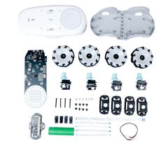 ILR-ROB-K, Robot IloRobot - Version en kit, vue de l'ensemble des pièces