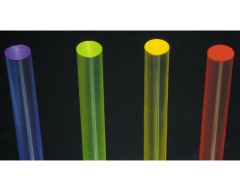 Jonc PMMA BLEU FLUO Tranparent [10] x 1000