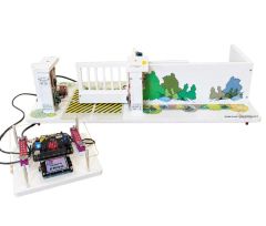 KD-BE-PORT-COUL-PR, Pack-découverte-Maquette-portail-coulissant-microPROG, vue principale