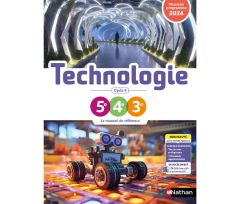 LIV-NAT-35105 Technologie Cycle 4 - Livre élève - Éd. 2024 - Nathan