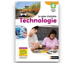 LIV-NAT-51136, Technologie 4e - Éd. 2025 - Cahier d'activités - Nathan