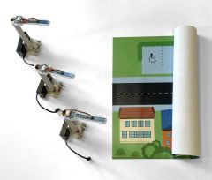 Pack classe 3 maquettes de lampadaire connecté - Sans carte micro:bit