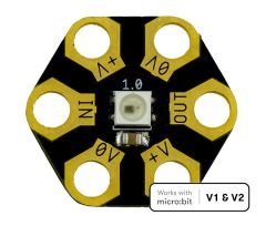 MI-35140 Carte ZIP Hex LED de Kitronik compatible micro:bit V1&V2