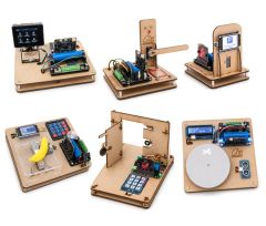 MIS-KD-02, Pack découverte des 6 maquettes microSySTEM pour micro:bit, vue principale
