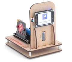 MIS-PARK-K01, Parking microSySTEM - Borne de stationnement limité pour micro:bit, vue maquette seule