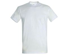 Tee-Shirt coton col rond Blanc-Taille XXL 